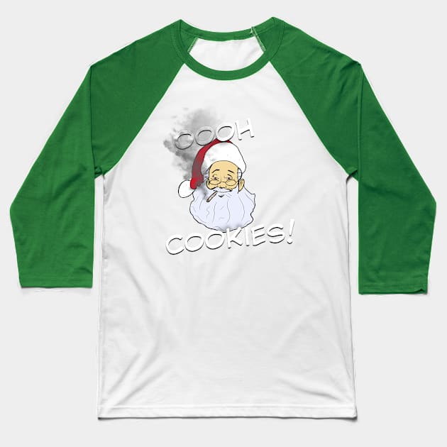 A Chronic Christmas Baseball T-Shirt by justinwalker